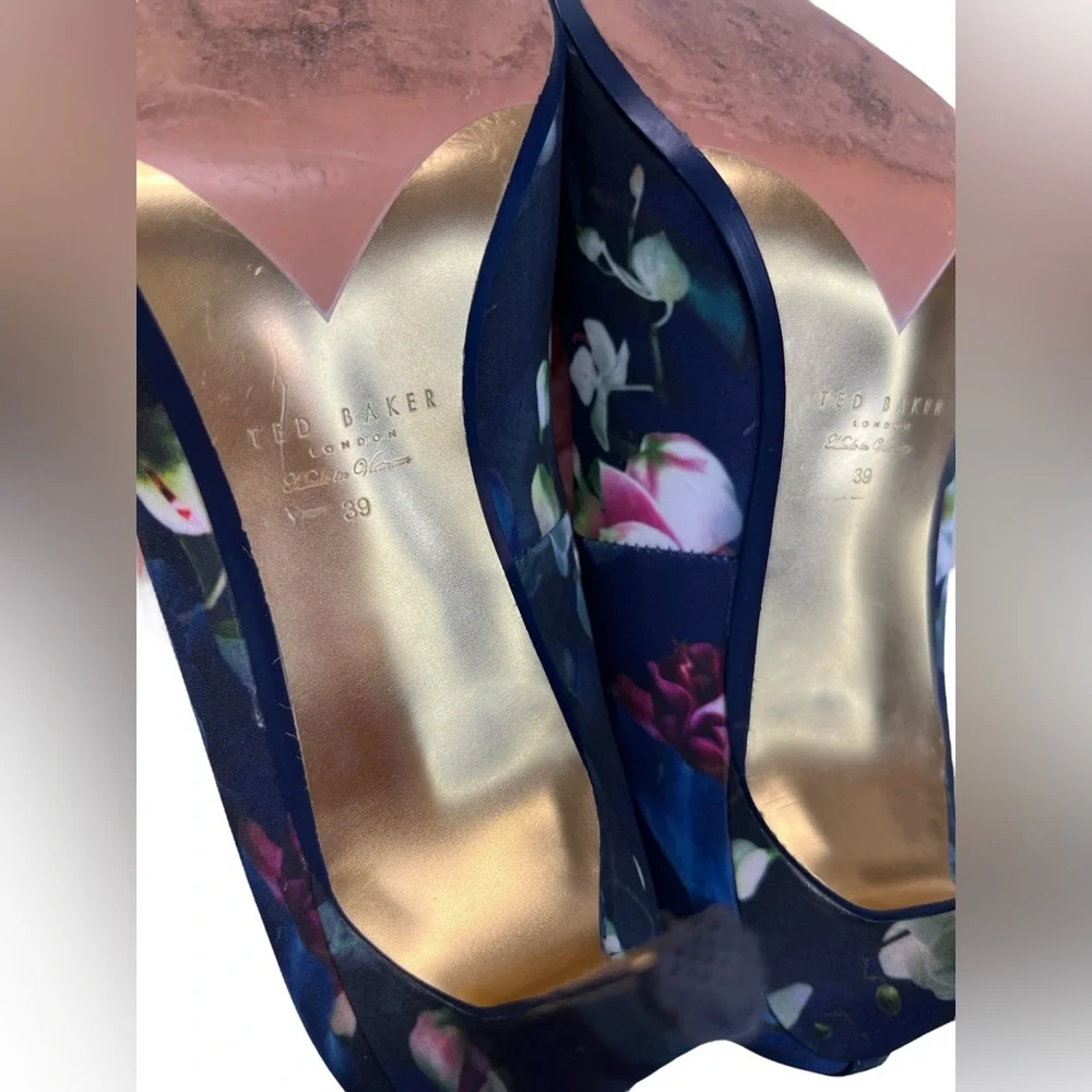 Ted Baker London Neevo 4 Pointed Heels - Fuchsia - Pink - Picture 10 of 10